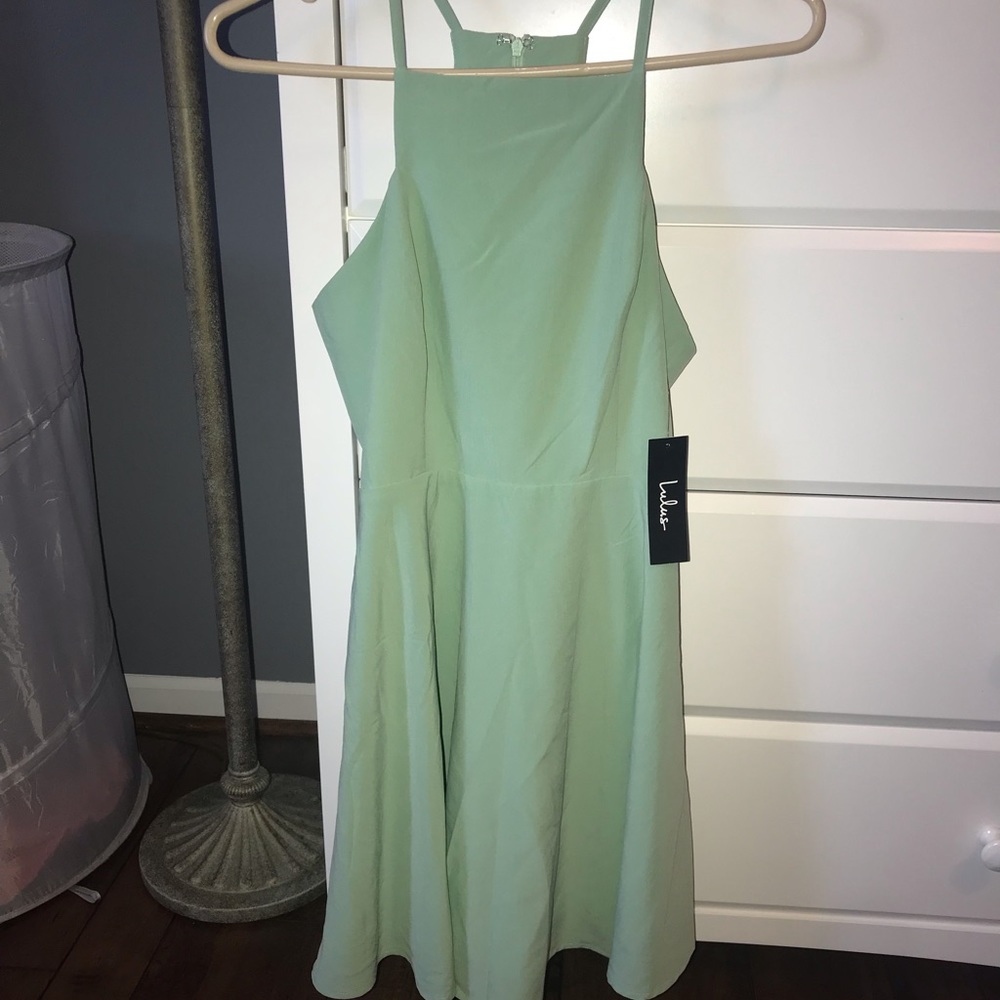 Sage Green Lulu’s dress